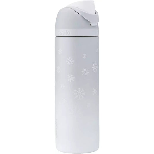 Owala 24 oz. FreeSip Stainless Steel Water Bottle - Snowed In - Winter